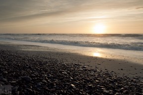 Küste vor Klegod Sandsteinstrand an der dänischen Nordseeküste